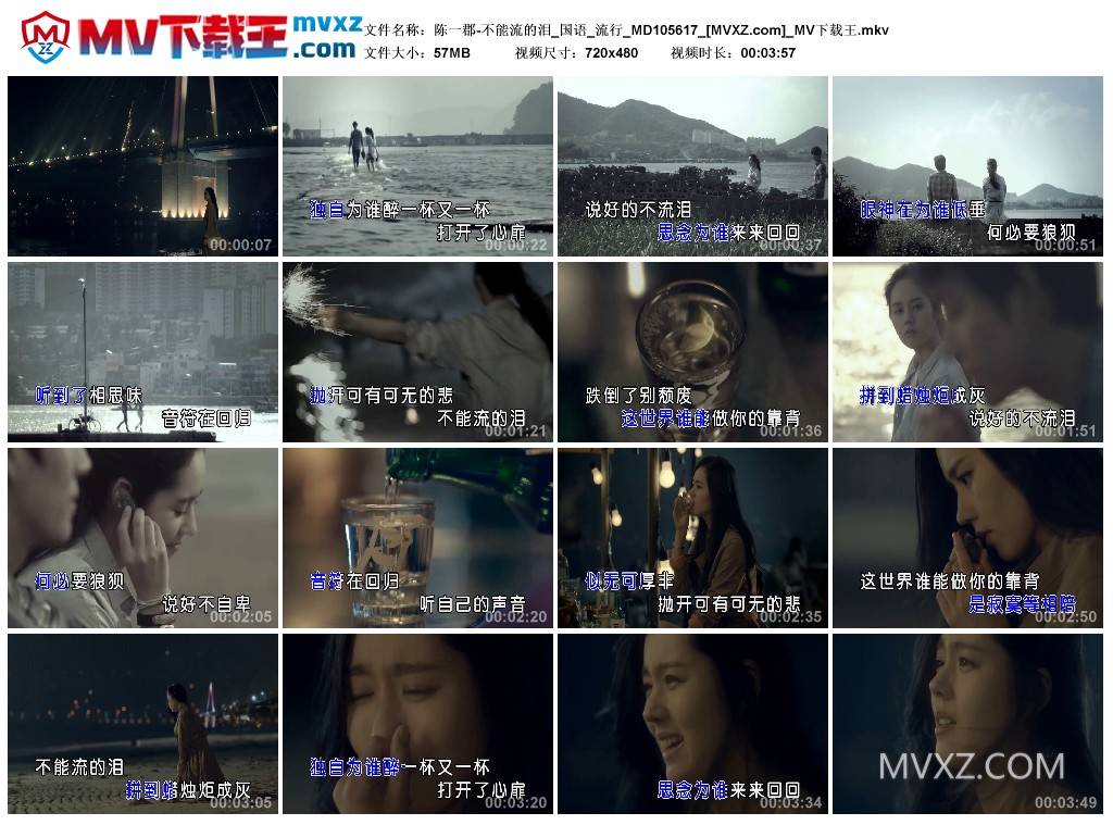 陈一郡-不能流的泪_国语_流行_MD105617